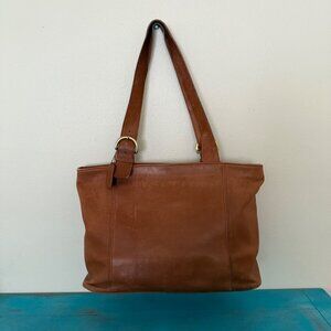 COACH Vintage Brown Leather Soho XL Tote Bag Purse 4155